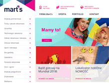 Tablet Screenshot of mart.waw.pl