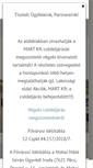 Mobile Screenshot of mart.hu