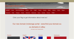 Desktop Screenshot of mart.eu