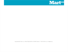 Tablet Screenshot of mart.cz